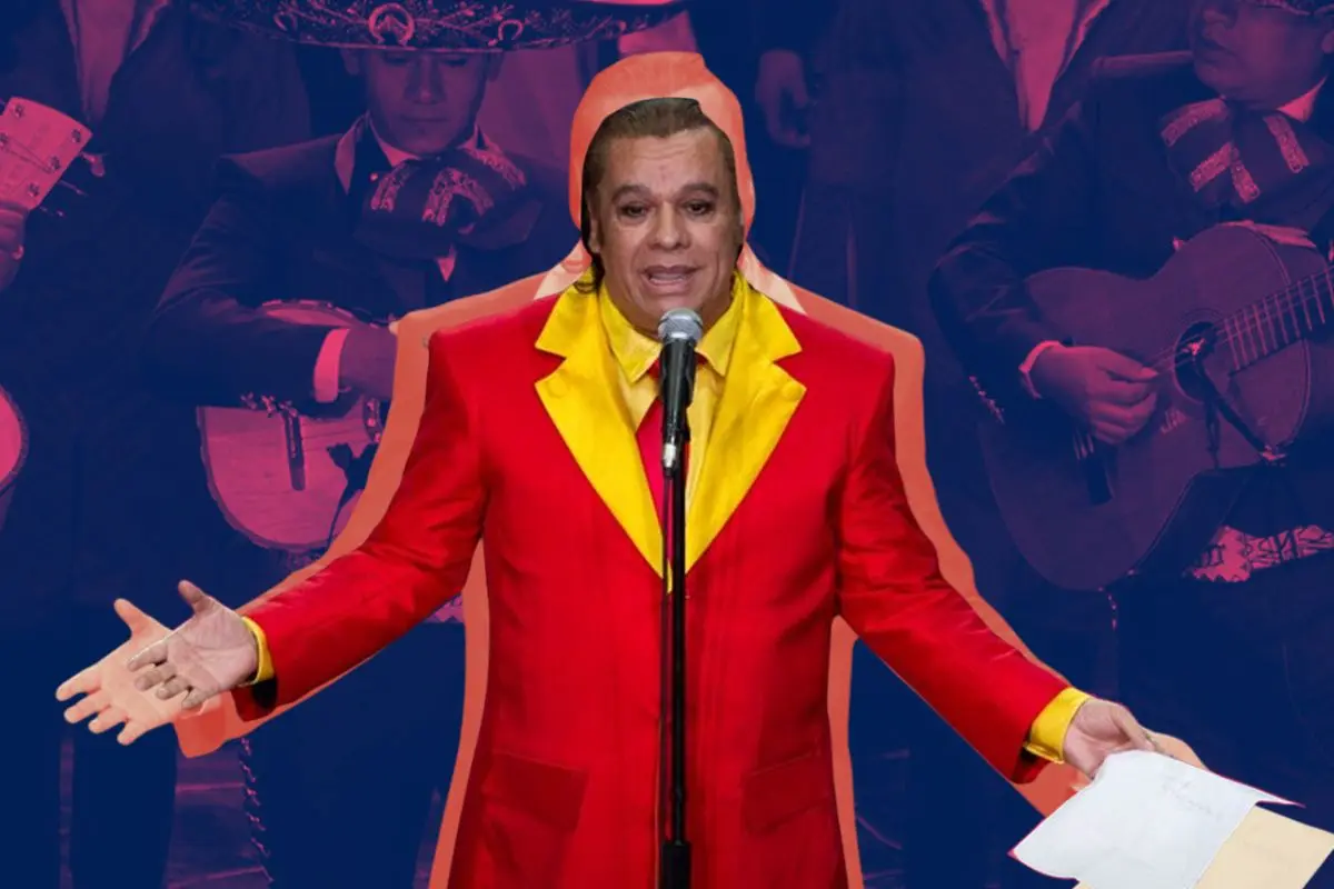El cantante Juan Gabriel le compuso una canción a Chespirito. FOTO: CANVA/Facebook: Museo Juan Gabriel
