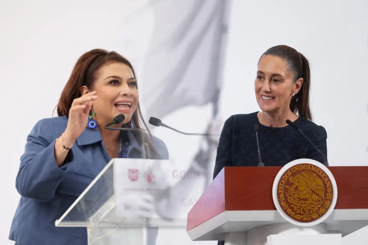 Claudia Sheinbaum y Clara Brugada. Foto: Foto: Presidencia | X @ClaraBrugadaM
