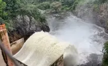 Desfogan Presa Allende y lanzan alerta en 10 municipios de Guanajuato