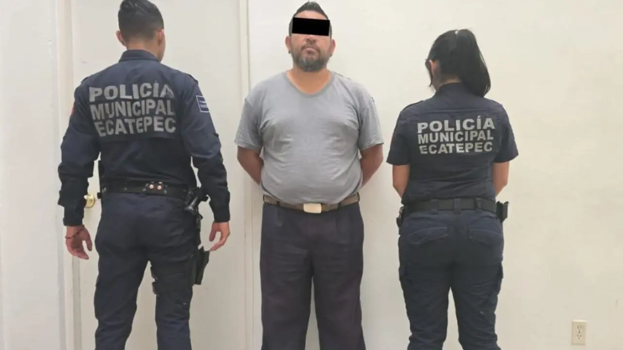 Detienen a hombre que huyó sin pagar 15 litros de gasolina en una estación del Edomex. Foto: Hoy Ecatepec