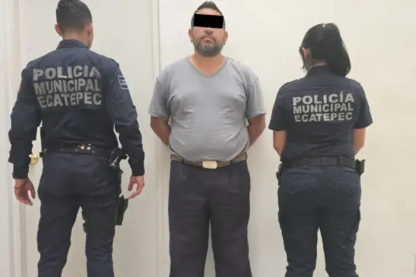 Detienen a hombre que huyó sin pagar 15 litros de gasolina en una estación del Edomex