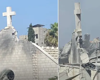 Netanyahu admite "error" en bombardeo a iglesia en Gaza