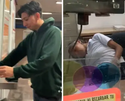 VIDEO | Metro CDMX investiga a trabajadora captada dormida en la taquilla de la estación