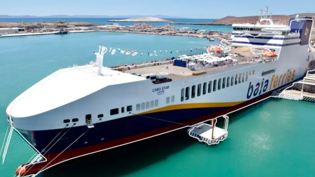 Ferry Cabo Star conectará La Paz y Mazatlán: la embarcación más grande de Latinoamérica