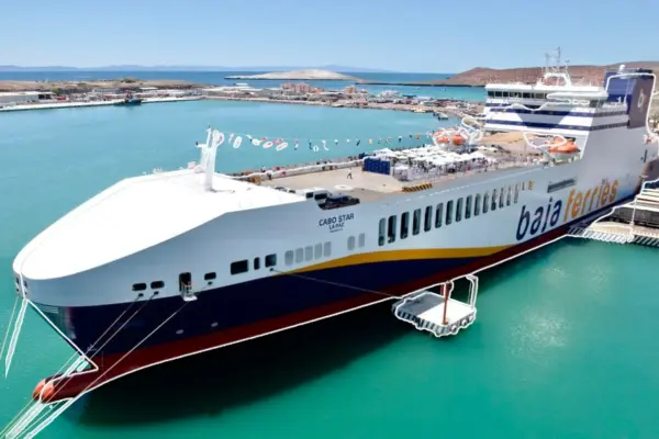 Ferry Cabo Star conectará La Paz y Mazatlán: la embarcación más grande de Latinoamérica