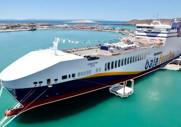 Ferry Cabo Star conectará La Paz y Mazatlán: la embarcación más grande de Latinoamérica