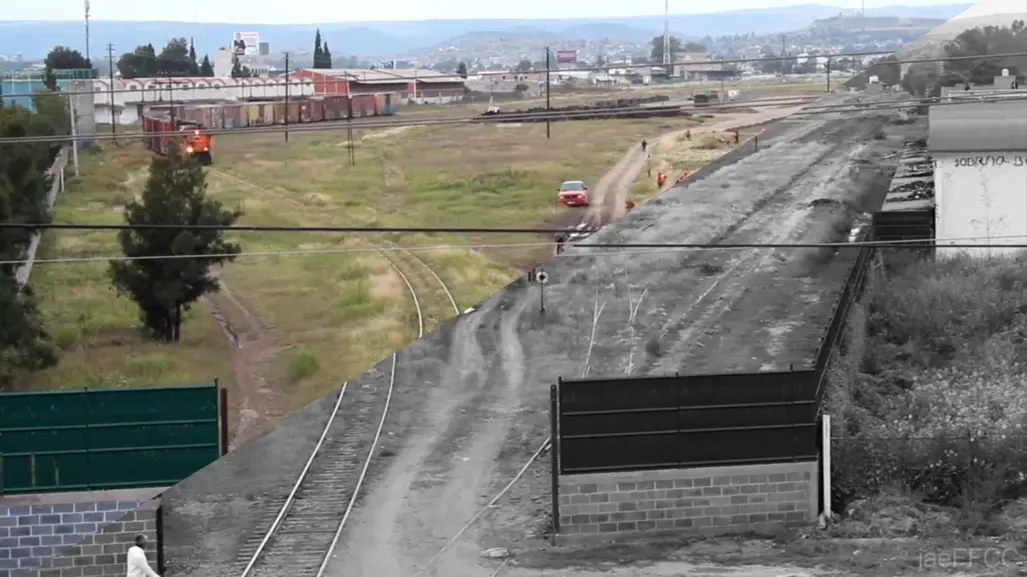 Así se veía Estación Central poco antes de convertirse en una importante avenida de Durango