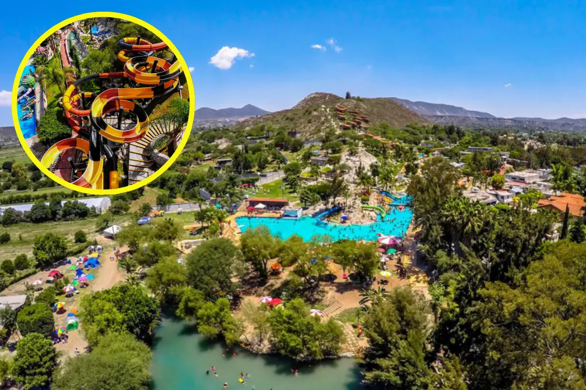 Este balneario en Ixmiquilpan tiene diversión para todos los gustos, incluida para los amantes de la adrenalina. Foto: Parque Acuático Maguey Blanco | Canva