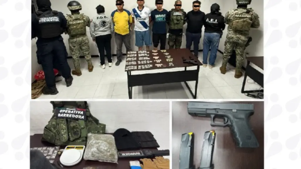 Integrantes de "La Barredora" ligados a los granadazos son detenidos en Puebla
