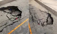 Socavón en Iztacalco alerta riesgo de hundimientos en la colonia Agrícola Oriental de CDMX