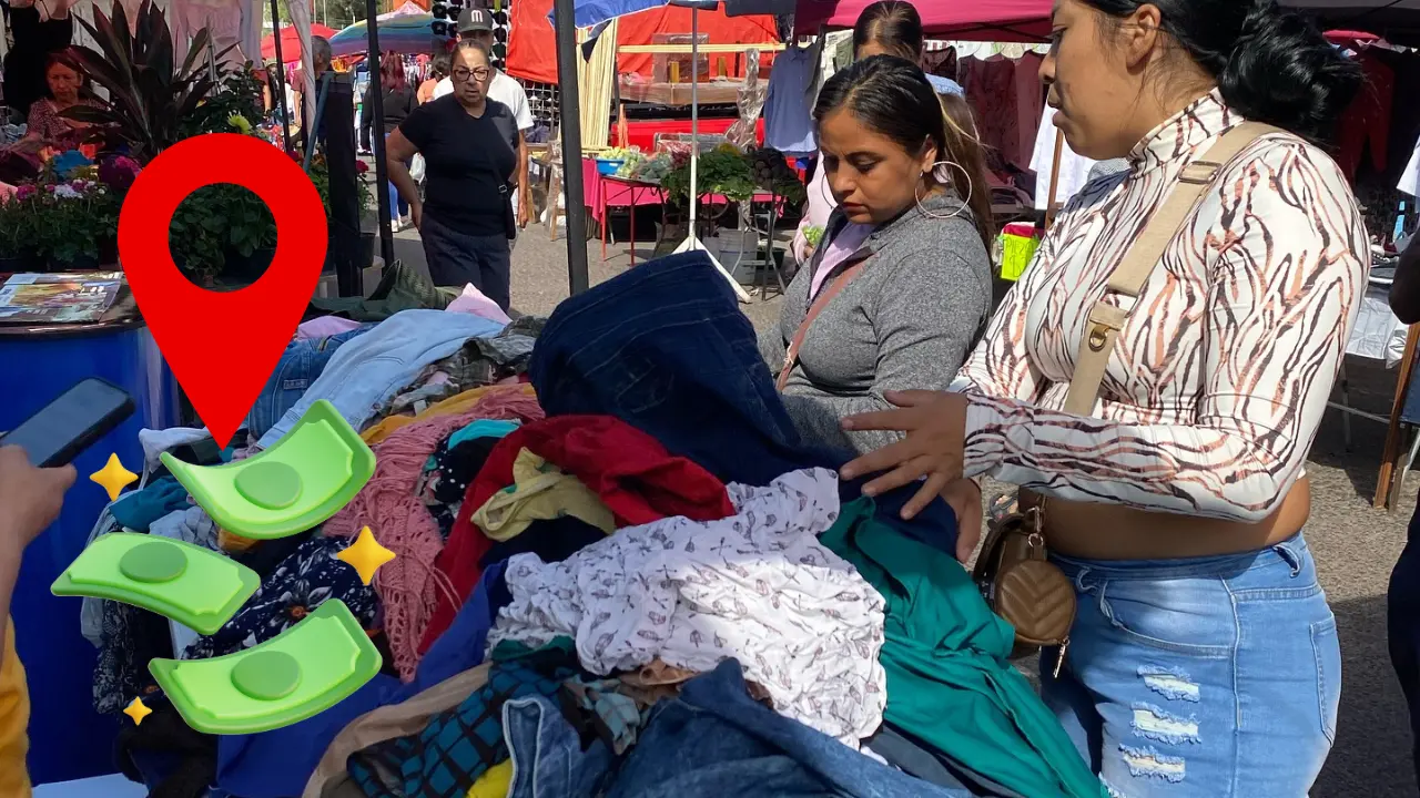 En este tianguis de Durango puedes encontrar variedad de artículos. Foto: Especial.