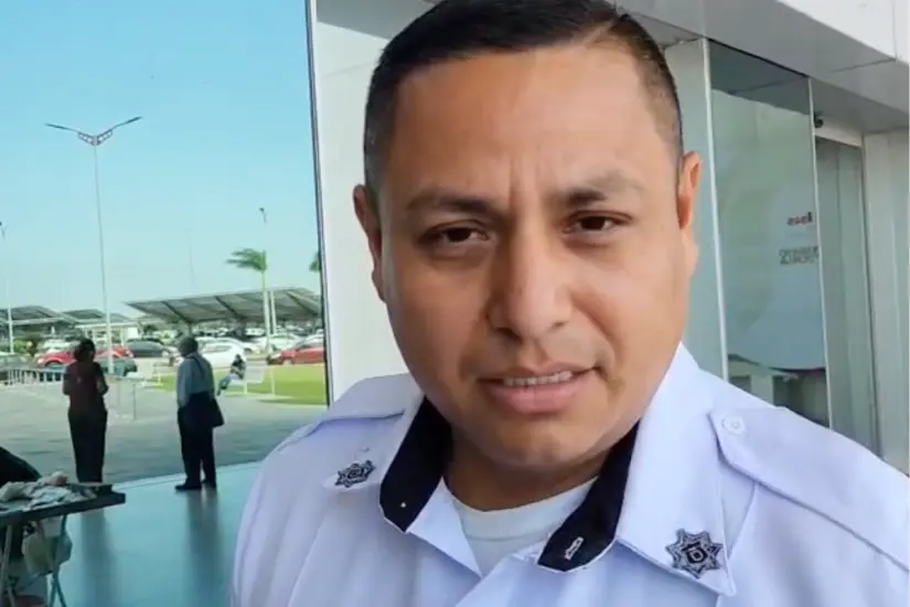 Alonso Miranda, coordinador de la Guardia Estatal de Tránsito. Foto: Carlos García