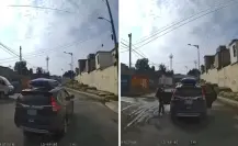 VIDEO | Grupos armados operan a plena luz del día en Tecámac; así sorprendieron a repartidores de mercancía