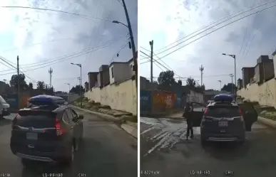 VIDEO | Grupos armados operan a plena luz del día en Tecámac; así sorprendieron a repartidores de mercancía