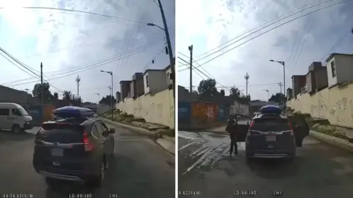 VIDEO | Grupos armados operan a plena luz del día en Tecámac; así sorprendieron a repartidores de mercancía