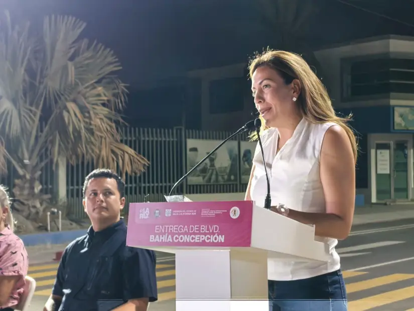 Discurso de Milena Quiroga. Foto: Rocío Casas / POSTABCS.