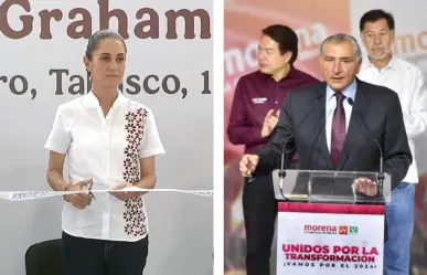 Adán Augusto no aparece en evento de Claudia Sheinbaum en Villahermosa, Tabasco