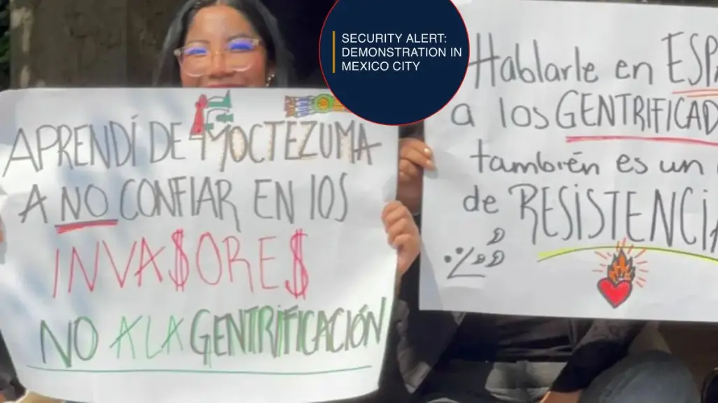 Embajada de EUA alerta a ciudadanos por marcha contra gentrificación en CDMX