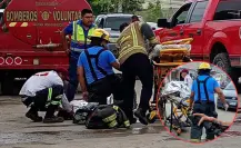 Mujer grave al sufrir incendio con sus hijas; Secretaria de Salud brinda atención