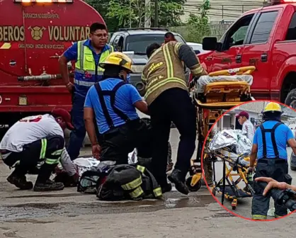 Mujer grave al sufrir incendio con sus hijas; Secretaria de Salud brinda atención