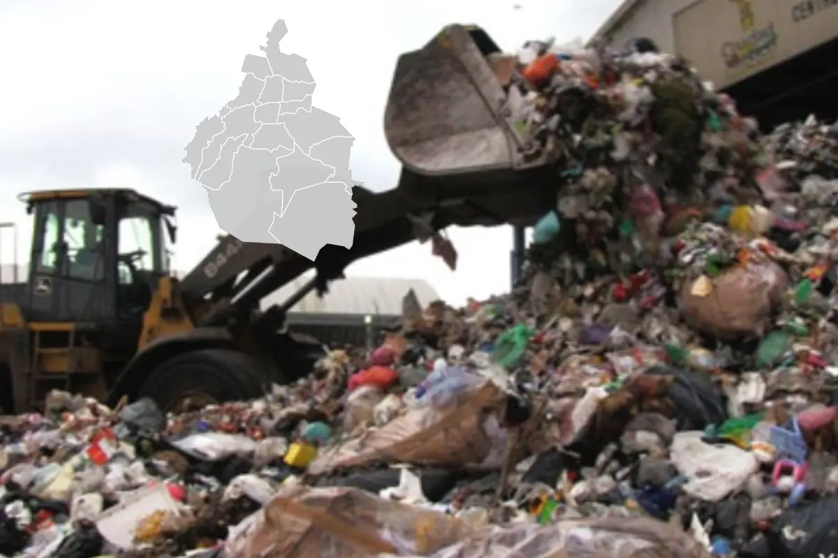 Basura en CDMX, mapa ded CDMX. Foto: SEDEMA | Gobierno de la CDMX | Canva