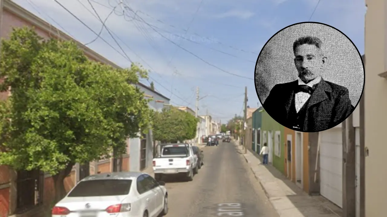 Esta calle de Durango honra la memoria de un famoso profesional de la medicina. Foto: Especial.