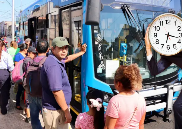 Va y Ven en Mérida: estos son los horarios con mayor demanda del transporte público