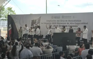 Claudia Sheinbaum supervisa e inaugura ampliación de hospital en Tabasco