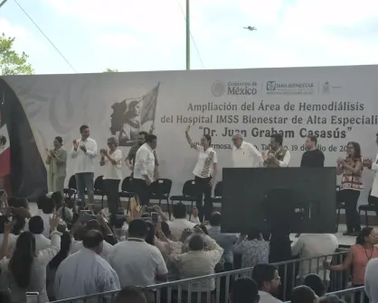 Claudia Sheinbaum supervisa e inaugura ampliación de hospital en Tabasco