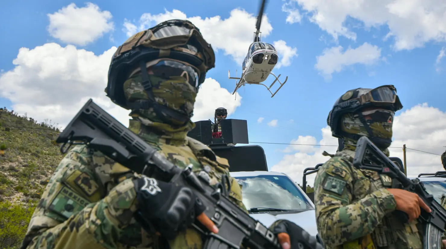 Operativo de seguridad en Saltillo. Foto de gobierno municipal.