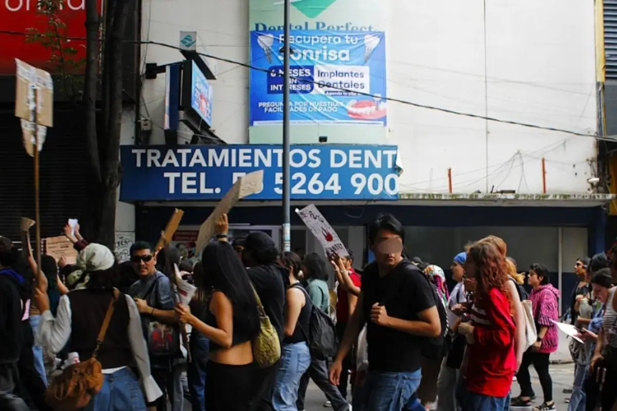 Marcha contra la gentrificación CDMX.   Foto: IG (@antigentrificacion.mx)