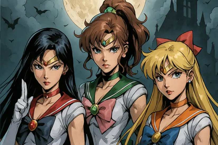 Sailor Moon se transforma en una heroína del universo DC gracias a una increíble visión creada por inteligencia artificial. Foto: Canva / Chat GPT