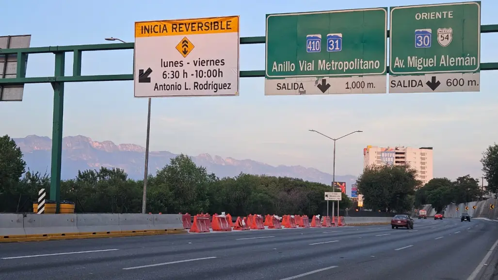 Así el carril de contraflujo en Morones Prieto agilizara la movilidad en Guadalupe
