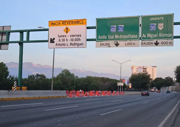 Así el carril de contraflujo en Morones Prieto agilizara la movilidad en Guadalupe