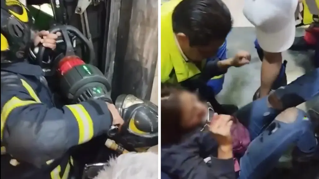 Cae elevador en edificio de CDMX, se reportan seis personas heridas