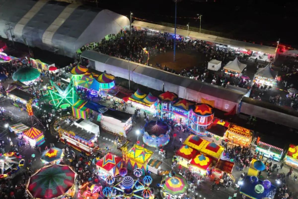 Reciento ferial en donde se van a realizar conciertos gratuitos. Foto: Gobierno de Chalco
