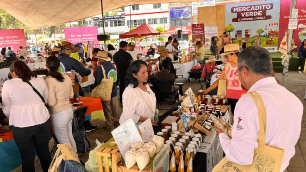El gobierno del Edomex genera actividades para impulsar el consumo local mediante este mercadito