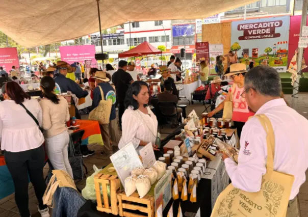 El gobierno del Edomex genera actividades para impulsar el consumo local mediante este mercadito