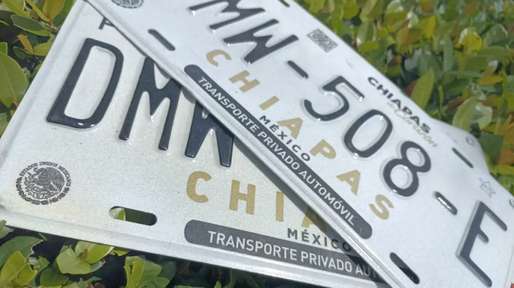 Placas vehiculares en Chiapas: ¿Cuándo vence el plazo para el canje de láminas?