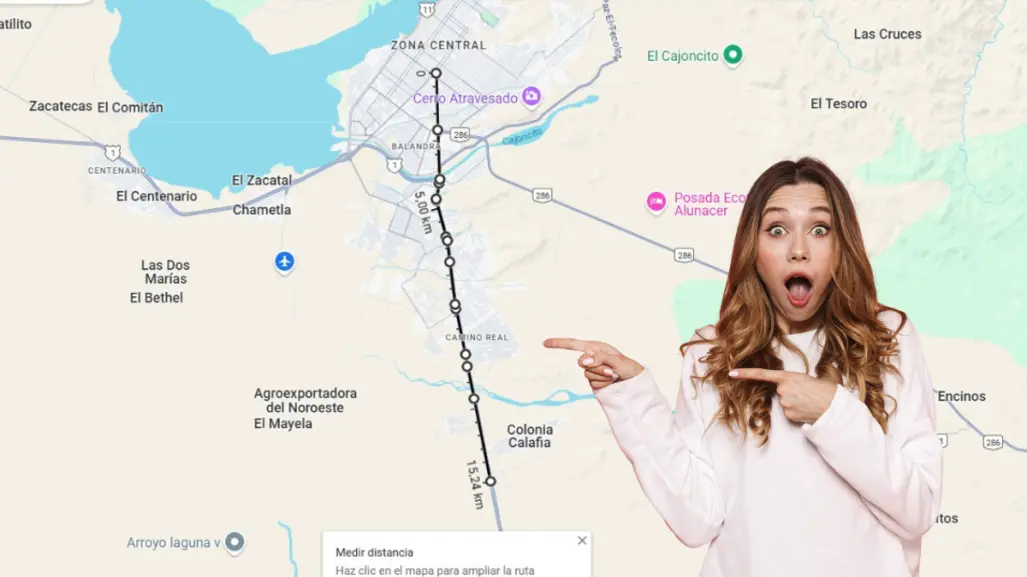 Esta es la calle más larga de La Paz, según Google Maps