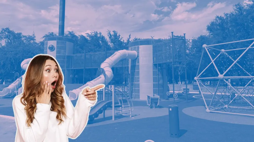 Preparan nueva área de juegos infantiles en Parque Fundadora