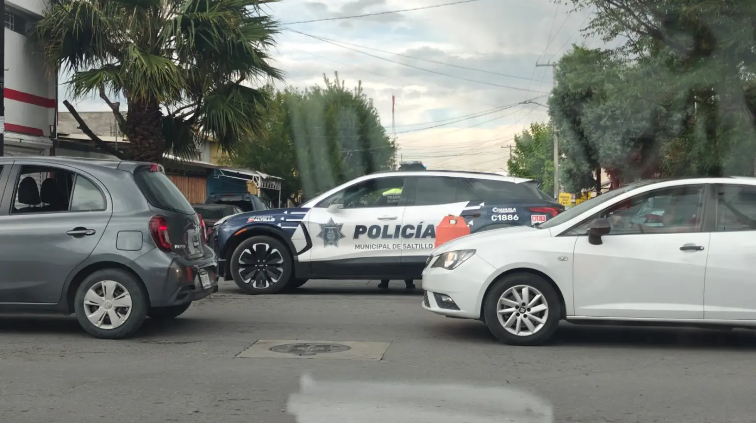 Cierre de vialidades. Foto de José Escobedo.