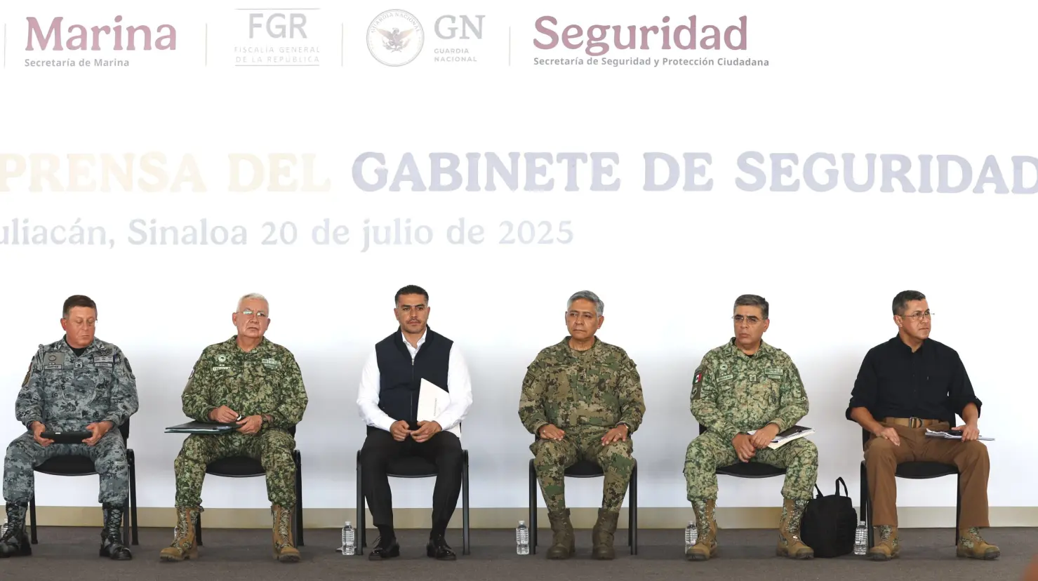 Operativo en Sinaloa deja más de mil detenidos y asegura un millón de pastillas de fentanilo. Foto: Gobierno de México