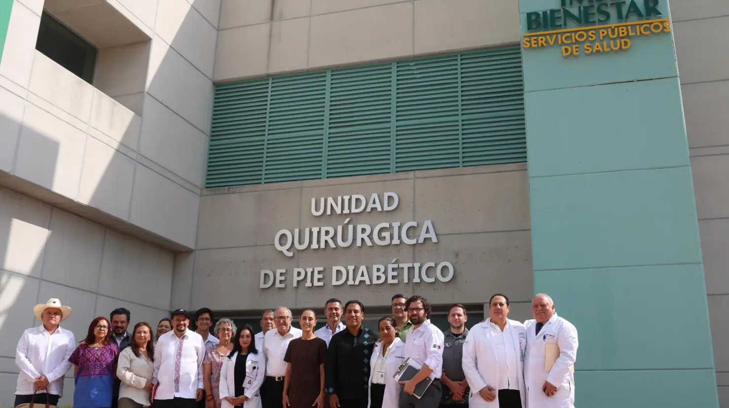 Claudia Sheinbaum refuerza infraestructura de salud en Chiapas, Tabasco, Oaxaca y Guerrero. Foto: Gobierno de México