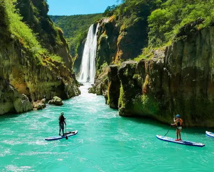 El mítico pueblo mágico oculto cerca de CDMX con la cascada más alta de todo San Luis Potosí