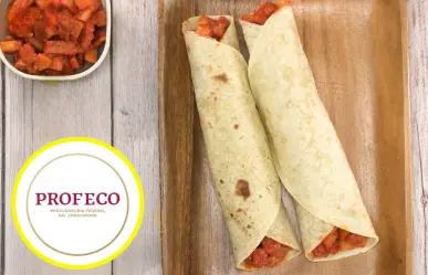 Así puedes hacer burritos chihuahuenses por menos de 100 pesos según Profeco