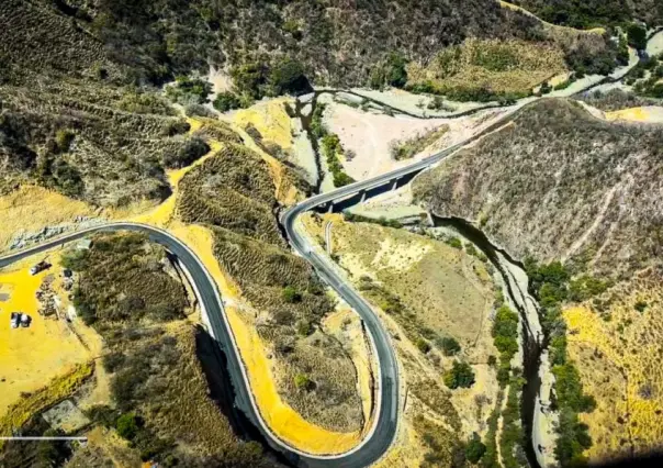 La carretera que te lleva a la región donde se produce café de Durango