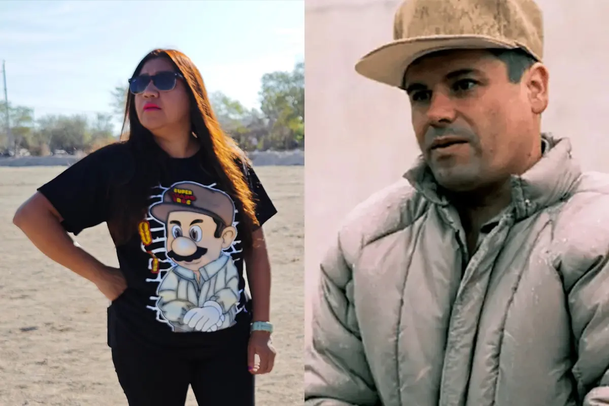 Regidora María del Carmen Aguilar Mendoza; narcotraficante Joaquín Guzmán Loera, alias El Chapo. Fotos: facebook | Sonora Presente.