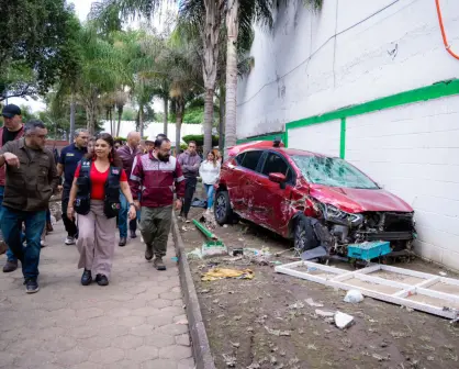 Ante las fuertes lluvias en Magdalena Contreras se emiten acciones para atender afectaciones