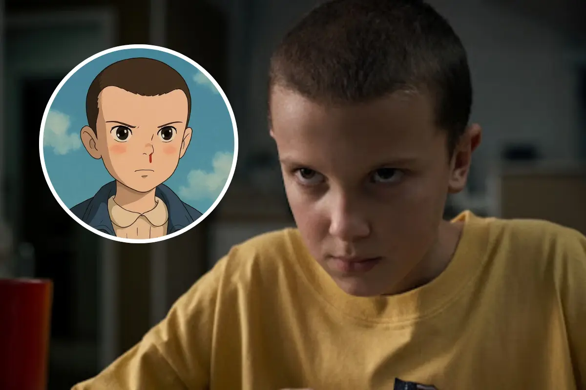 Eleven y Hopper explorarán un universo cautivador que combina lo sobrenatural con la belleza de la animación de Studio Ghibli. Foto: Canva